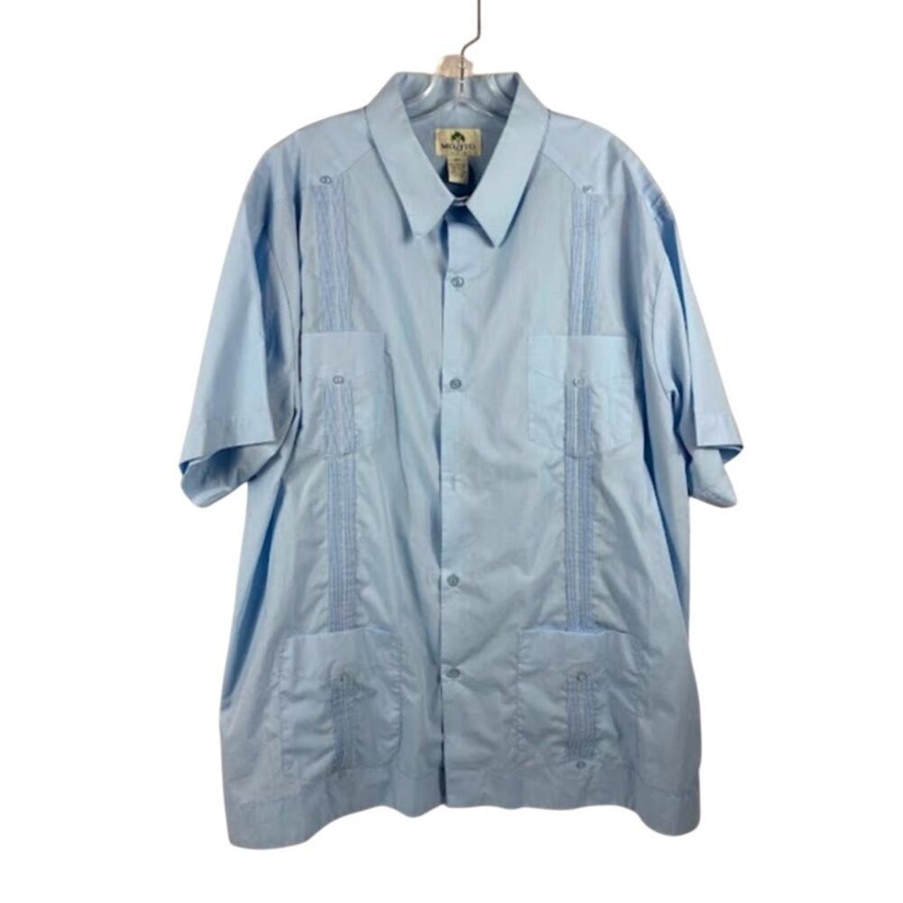 Mojito 4XL Guayabera Short Sleeve Shirt